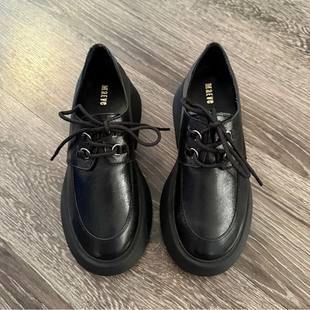Maeve Flared Oxford Loafers